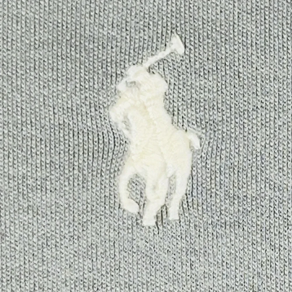 Polo Ralph Lauren Mens Large Gray Classic Fit Cotton Short Sleeve Polo Shirt